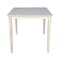 International Concepts Square Solid Wood Top Table, Unfinished, 36 W, 36 L, 36 in H, Wood, Unfinished K-3636-36S - alternate 2